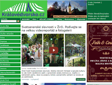 Tablet Screenshot of kralovedvorsko.cz